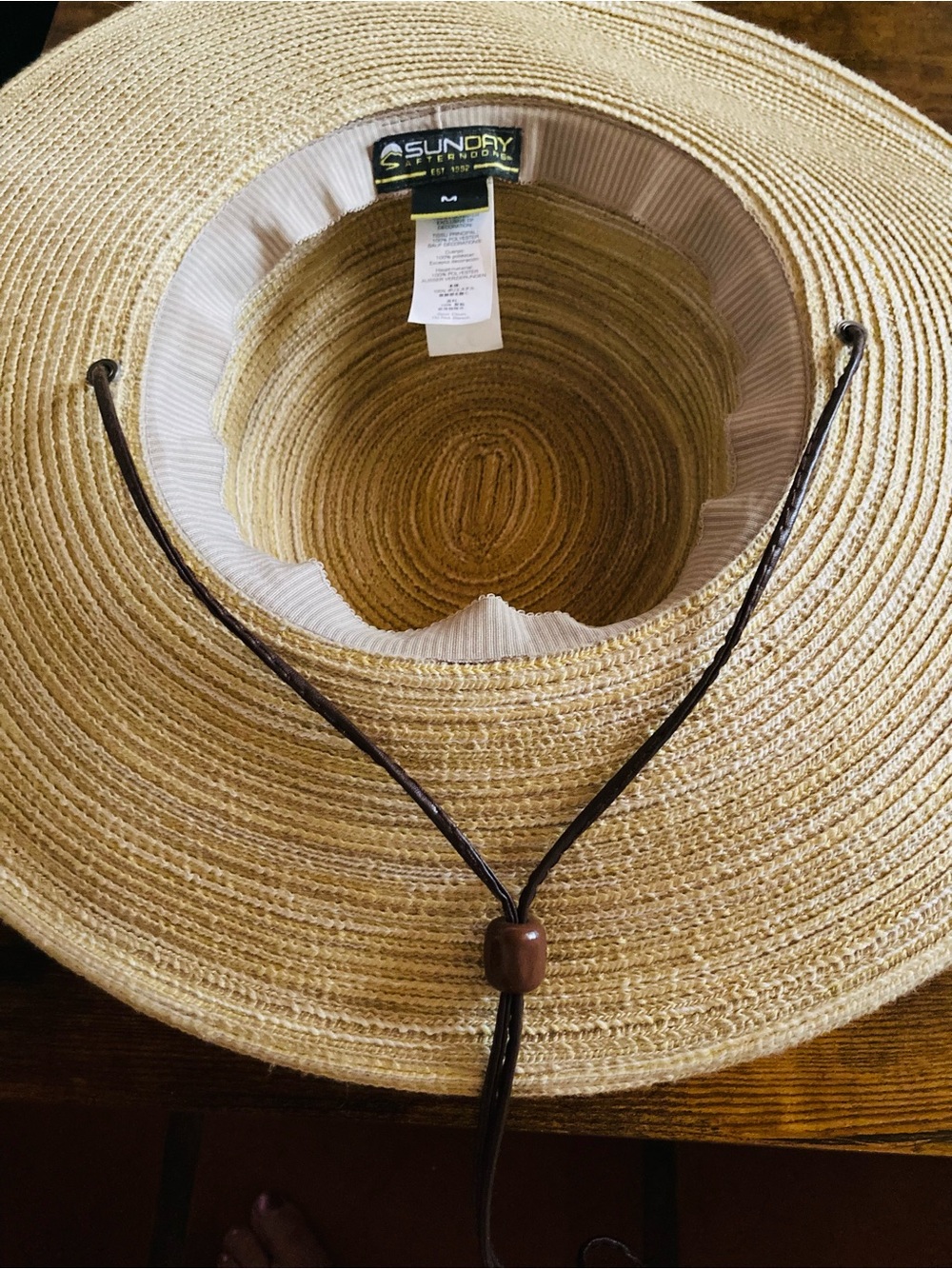 Sunday Afternoons Wide Brim UPF 50+ Sun Hat - Cream - Picture 6 of 7